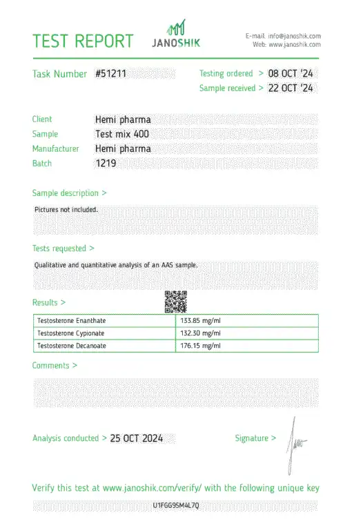 Hemi Pharma Test-Mix 400 - Image 2